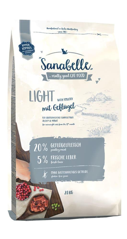 Sanabelle Katzentrockenfutter Light 2 kg