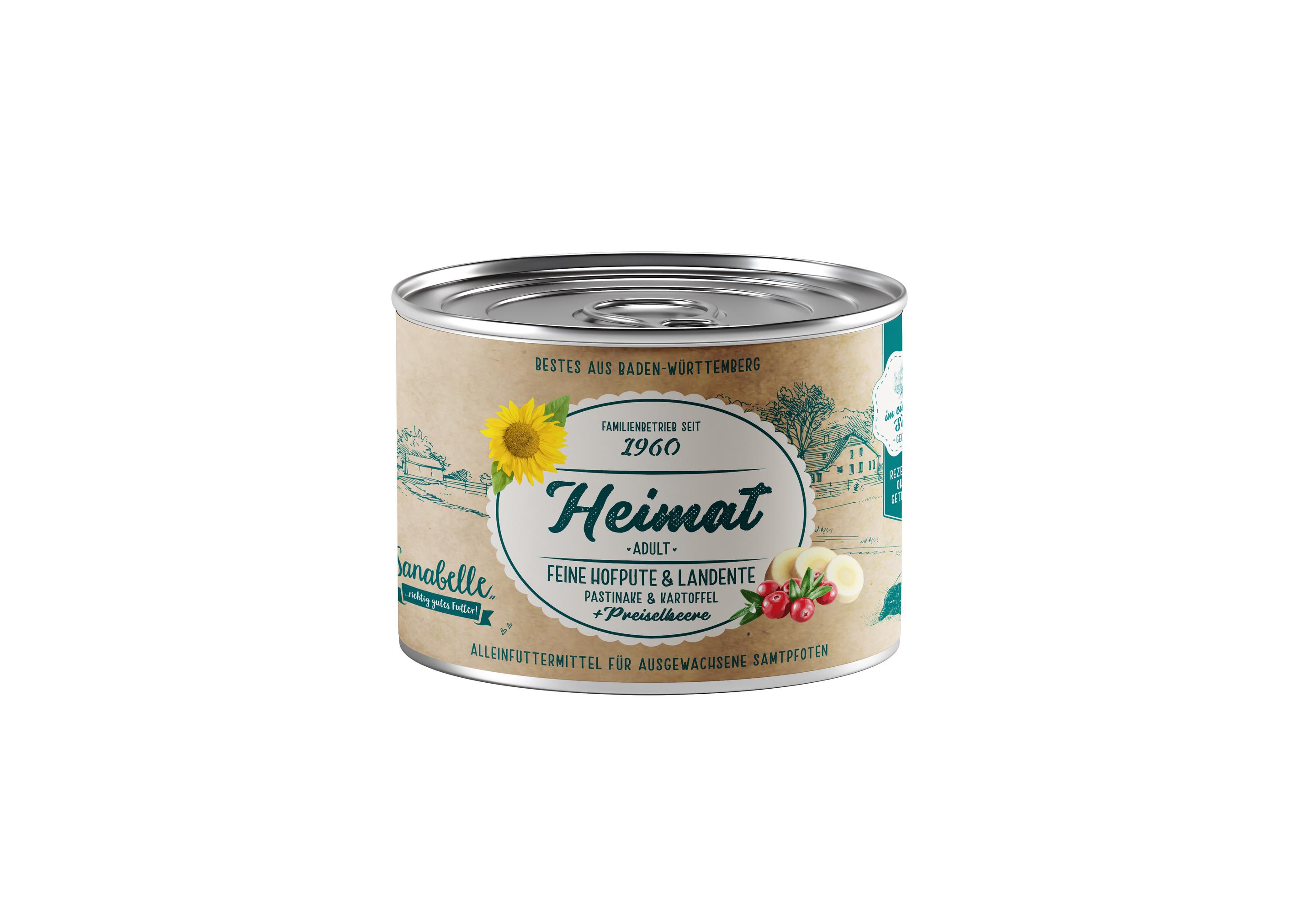 Sanabelle Heimat Hofpute Katzennassfutter 200g