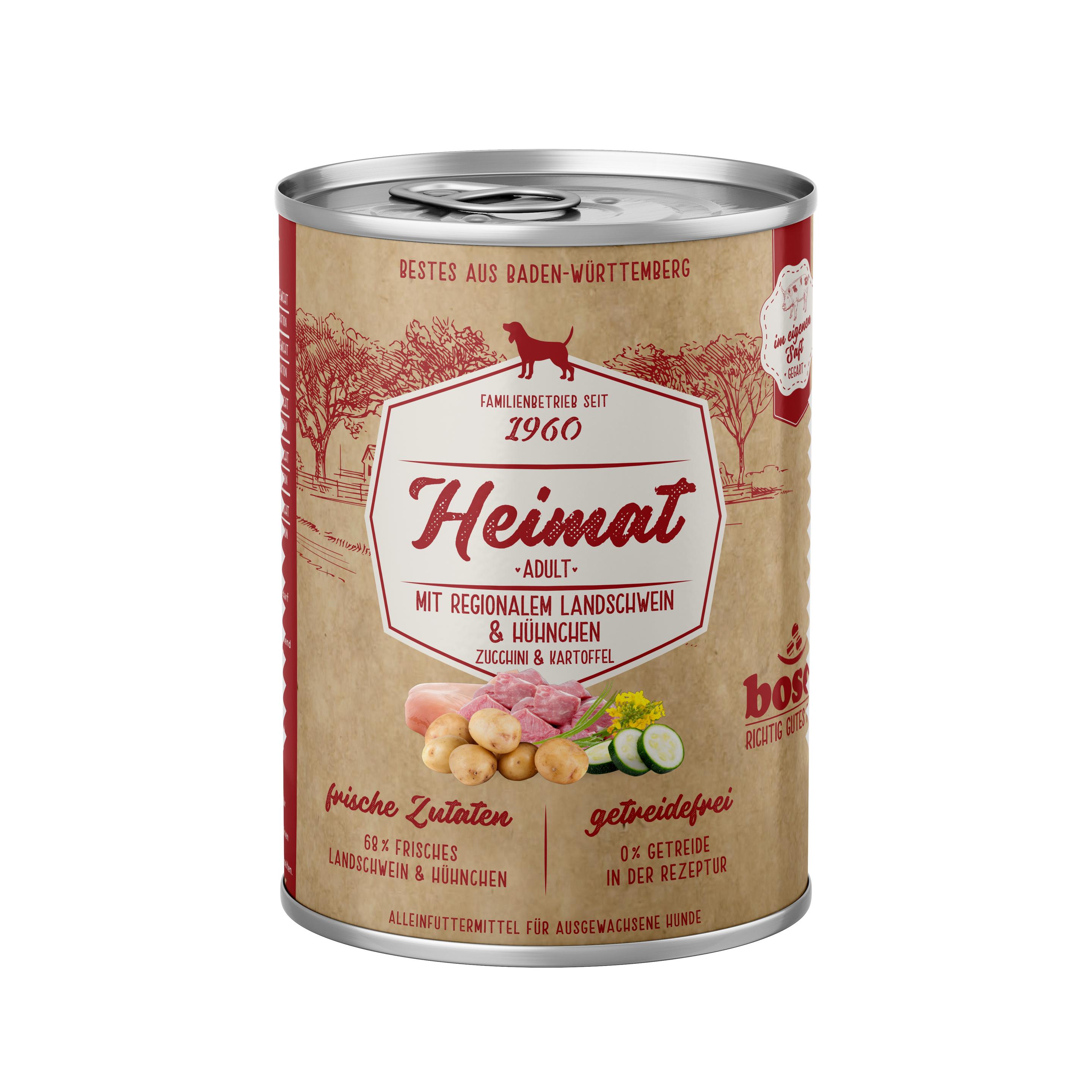Bosch Heimat Schwein Hundenassfutter 400g