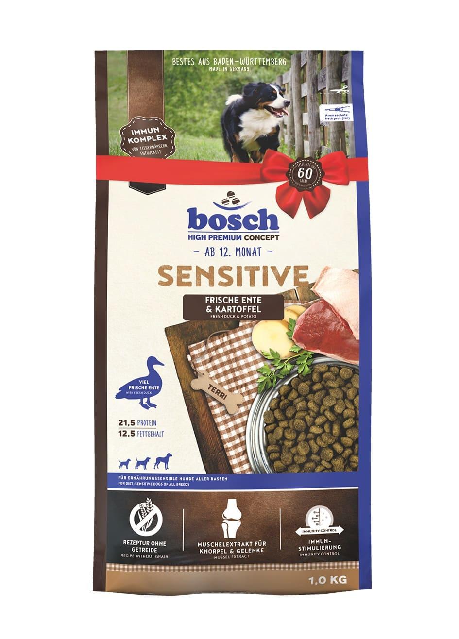 Bosch Dog Sensitive Hundetrockenfutter Ente&Kartoffel