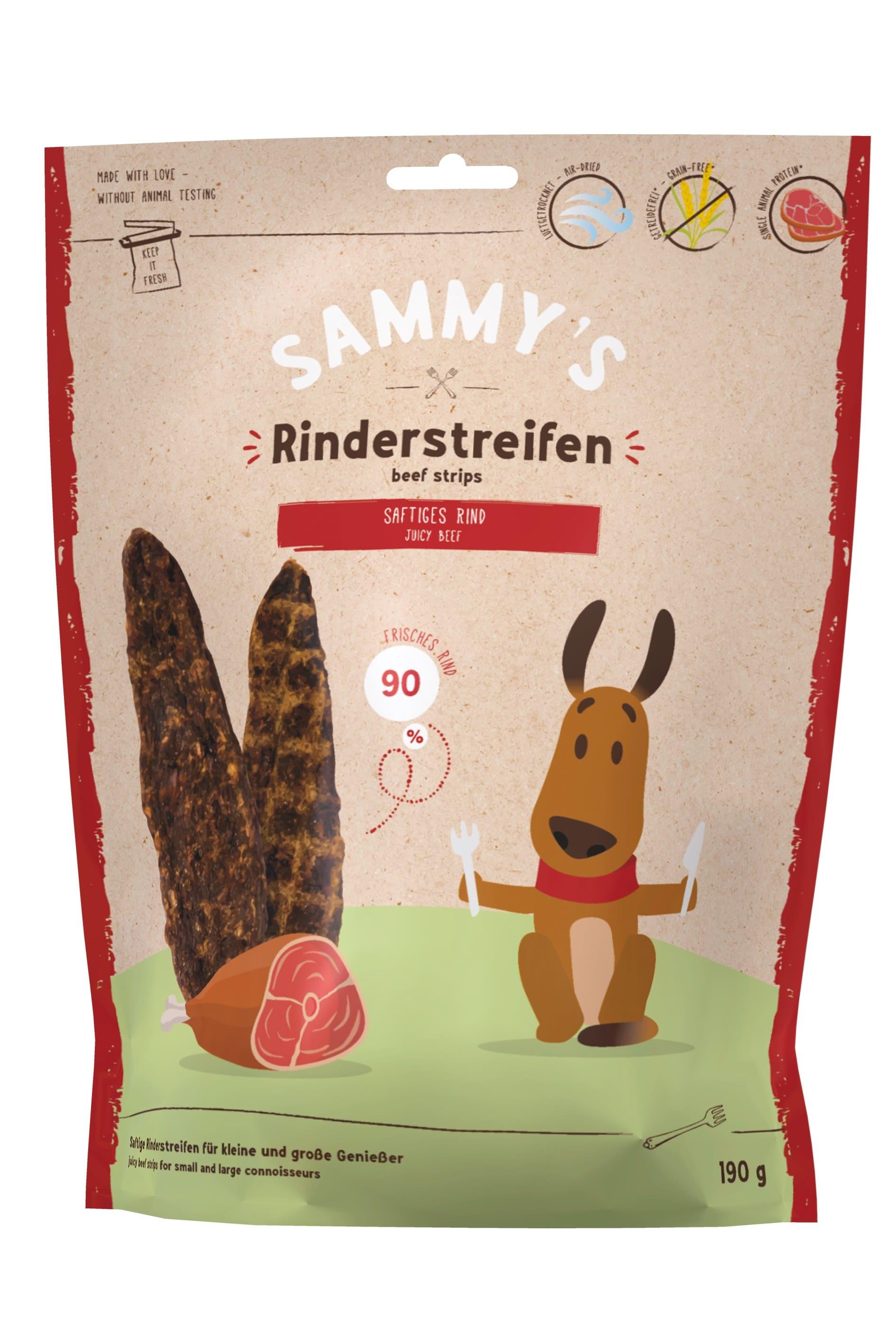 Sammy's Hundesnack Rinderstreifen