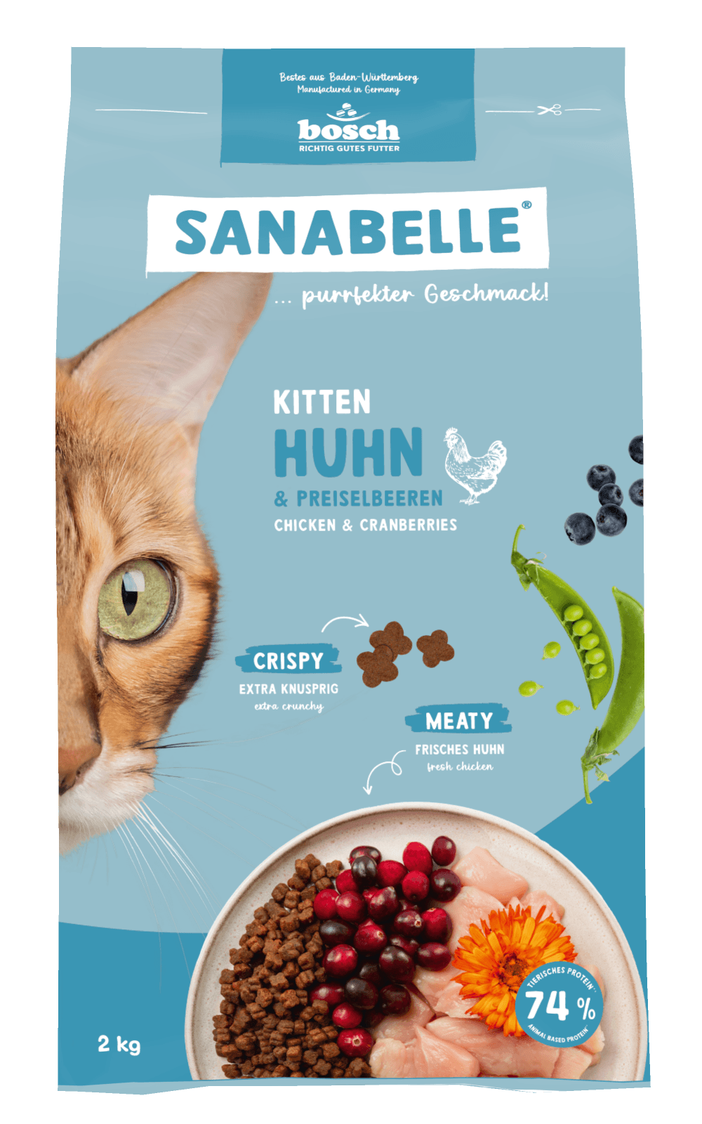 Sanabelle Katzentrockenfutter Kitten Huhn