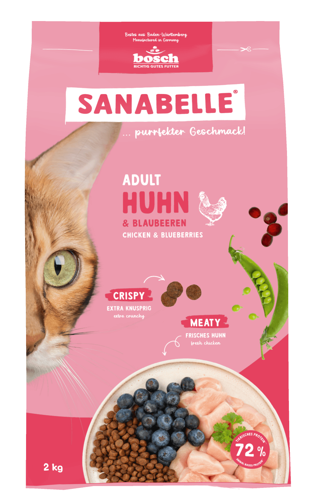 Sanabelle Katzentrockenfutter Adult Huhn