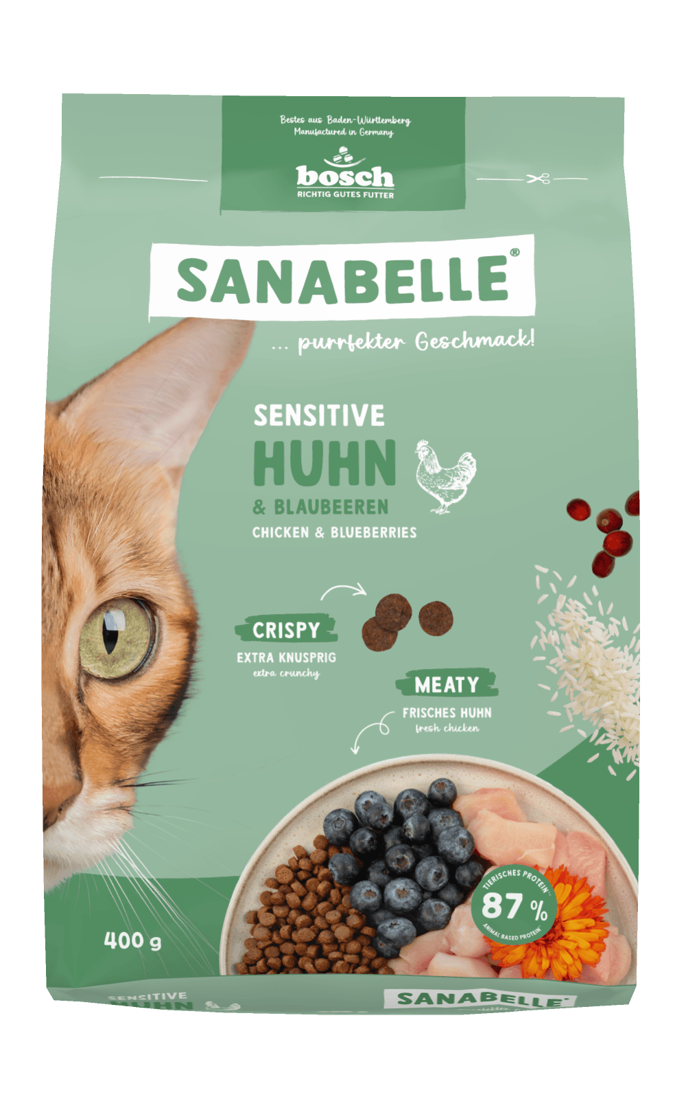 Sanabelle Katzentrockenfutter Sensitive Huhn 