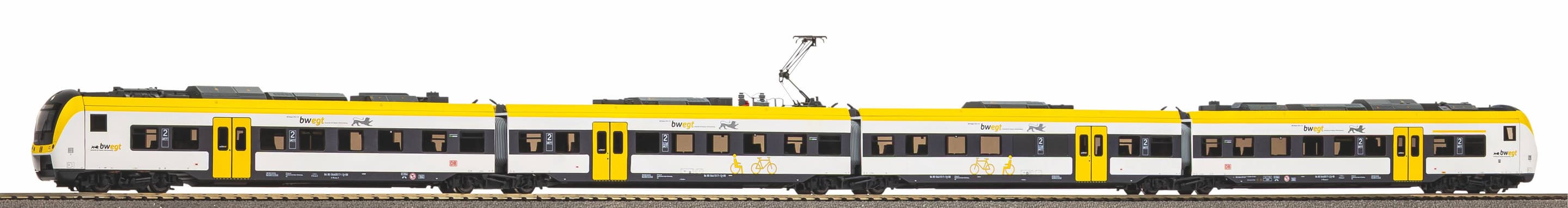 PIKO 21754 H0 Sound-Elektrotriebwagen BR 440 Bwegt VI 4-tlg Wechselstrom, inkl. PIKO Sound-Decoder