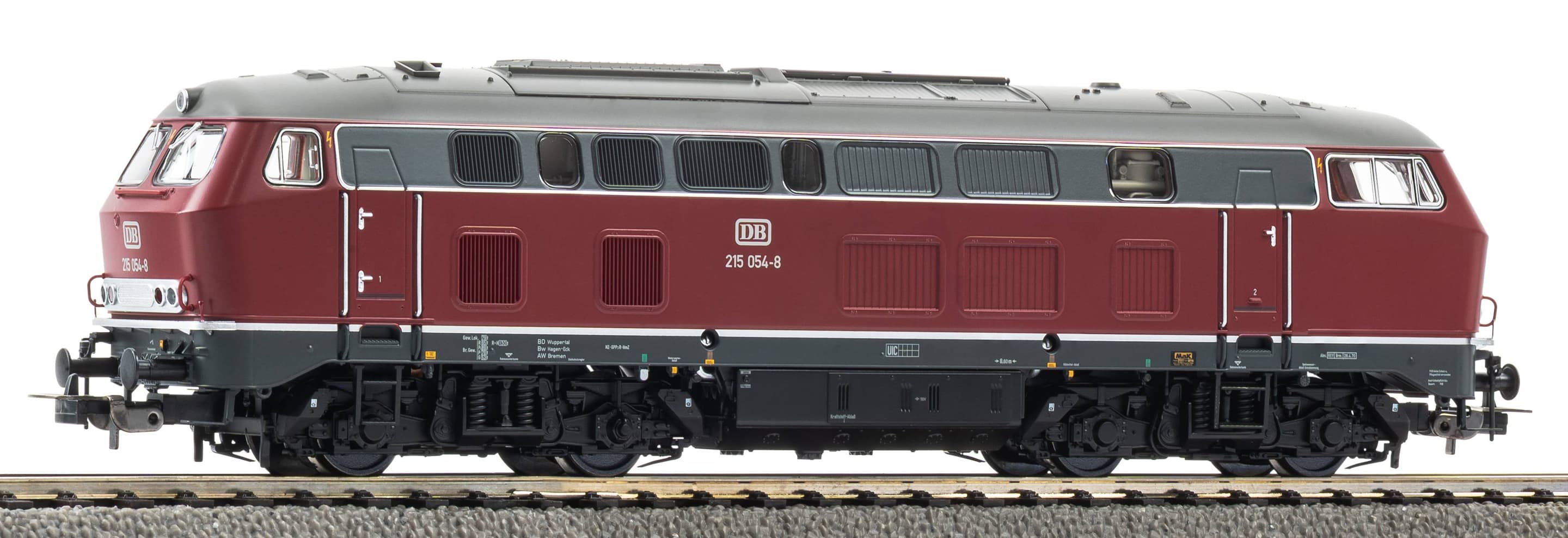 PIKO H0 Diesellok BR 215 DB Epoche IV Gleichstrom, PluX22, Art. 22060