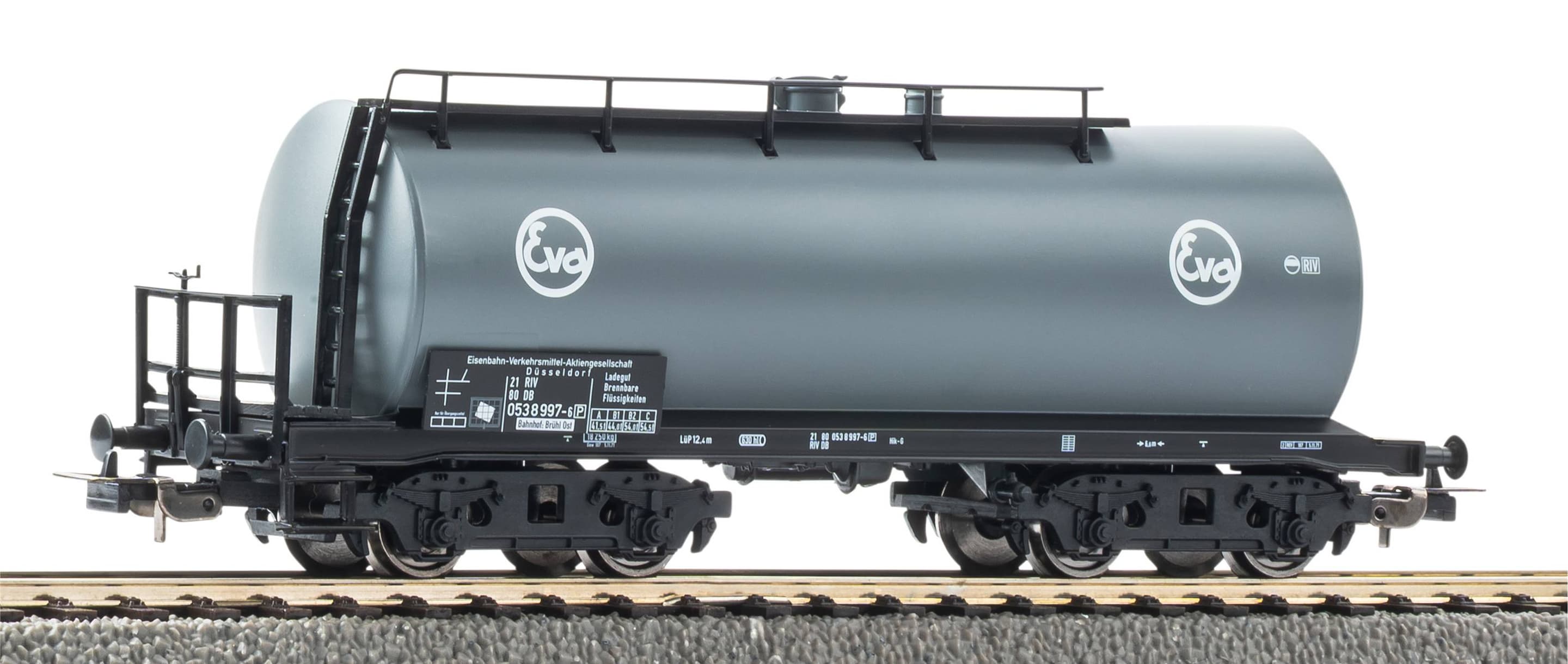 PIKO H0 Kesselwagen EVA DB Epoche IV ohne Bremserhaus, Art. 24551