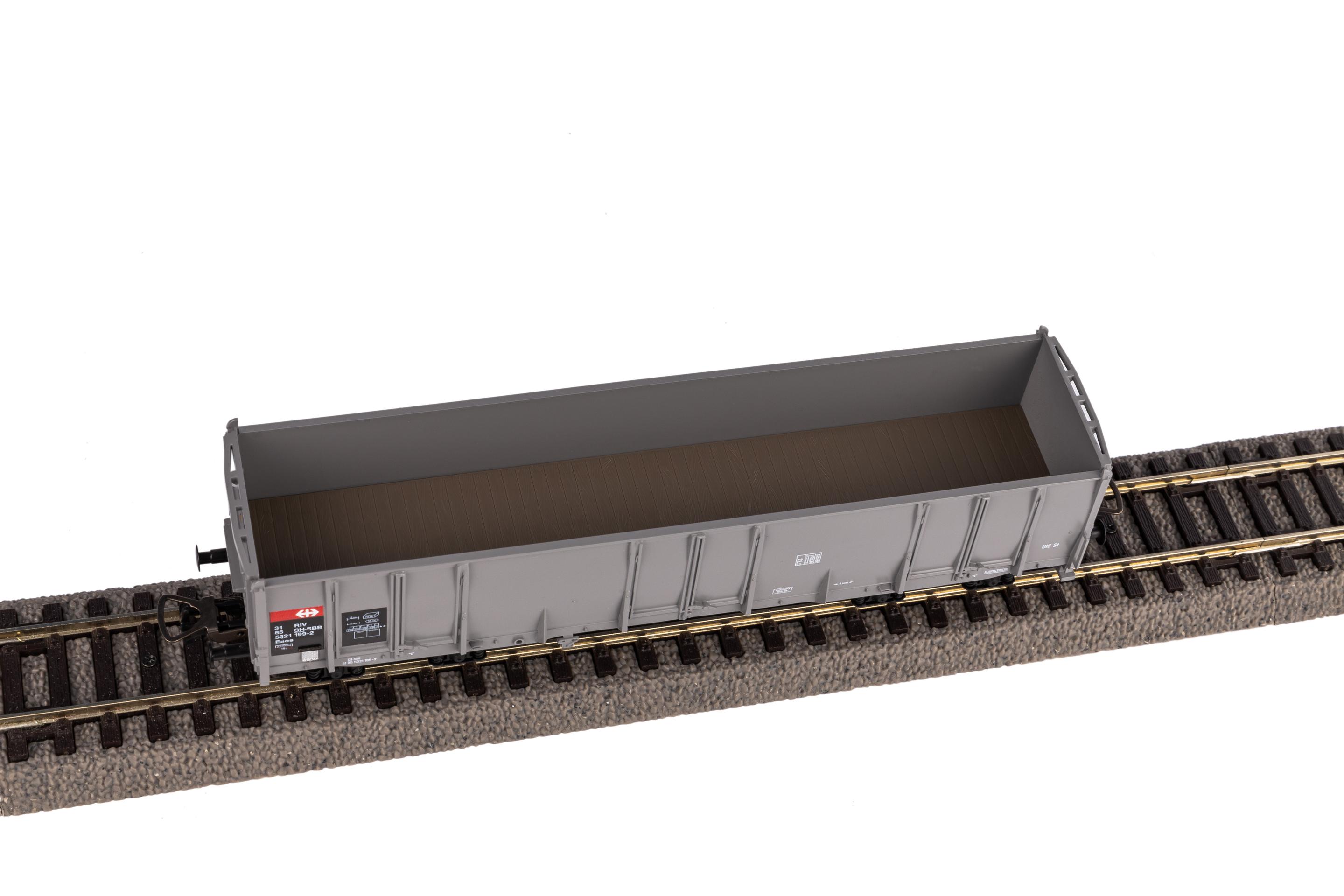 Produktbild PIKO 27701 H0 Hochbordwagen Eaos SBB V 3 von 3