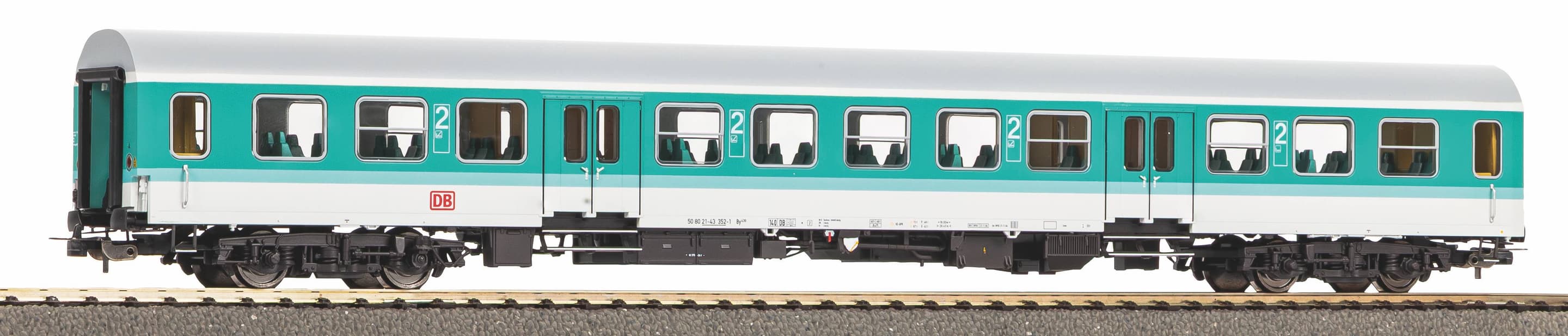PIKO 28006 H0 Halberstädter Mitteleinstiegswagen 2. Klasse DB AG V