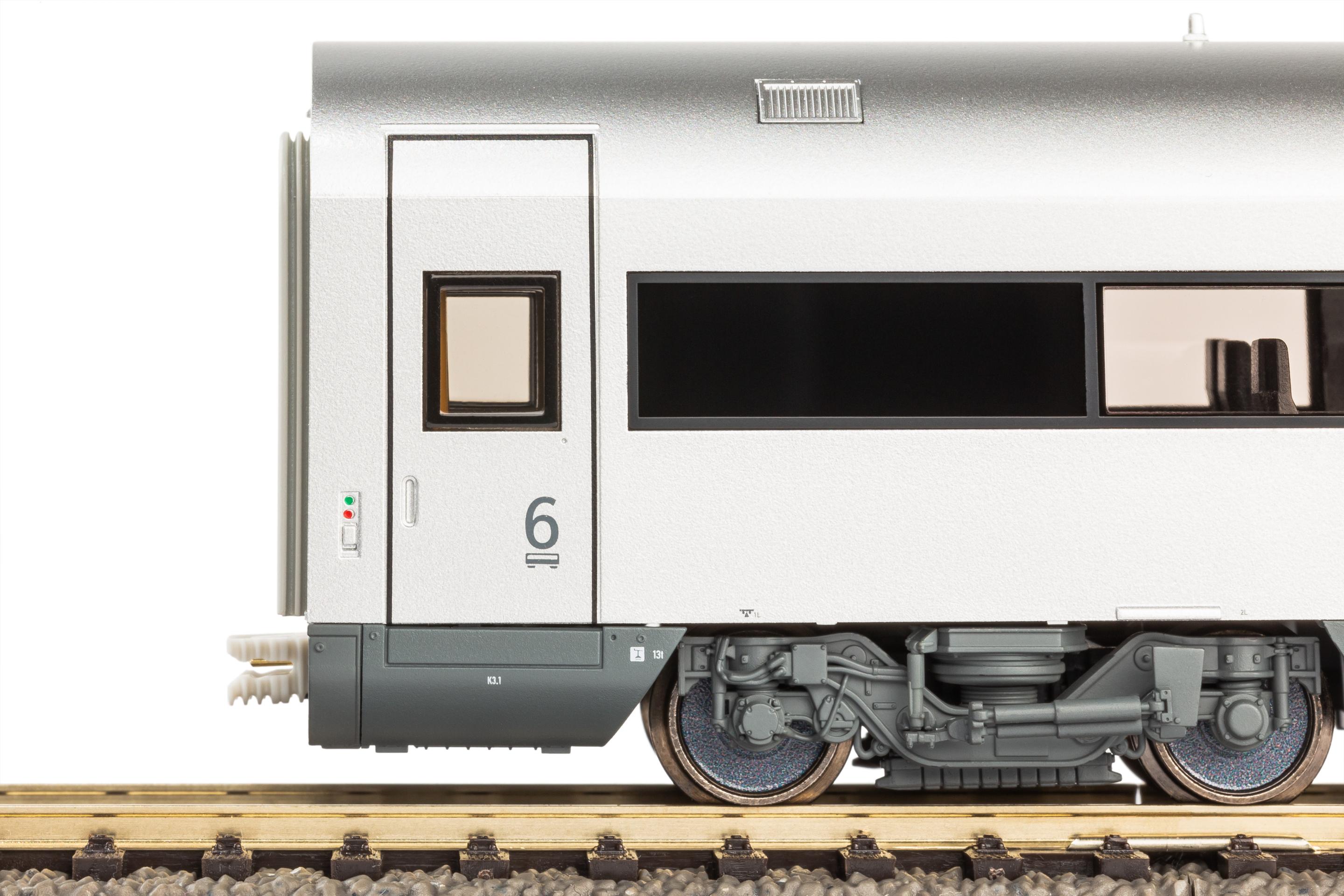 Produktbild PIKO 28350 H0 4er Set Personenwagen Metropolitan DB AG V 3 von 14