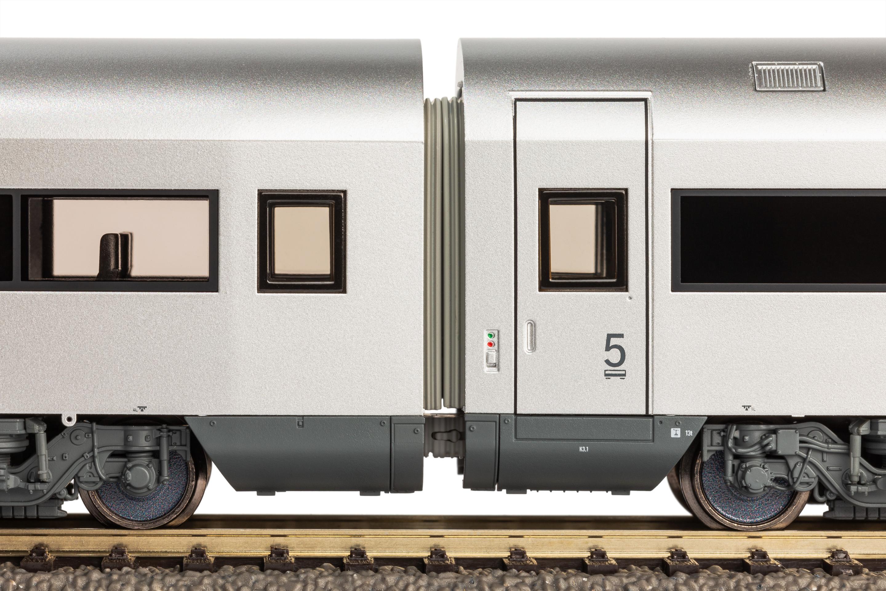 Produktbild PIKO 28350 H0 4er Set Personenwagen Metropolitan DB AG V 8 von 14