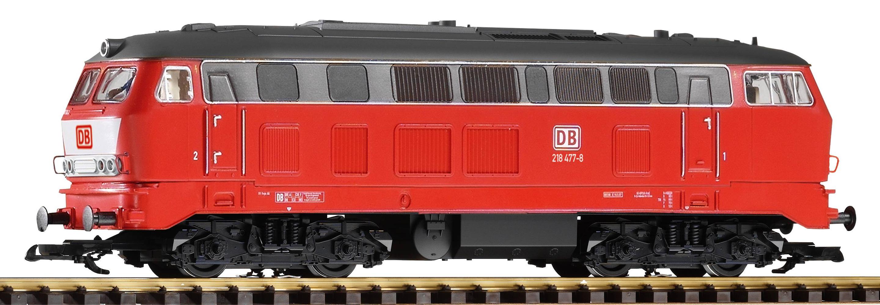 PIKO 37512 G Sound-Diesellok 218 mit Latz DB AG V, inkl. PIKO Sound-Decoder