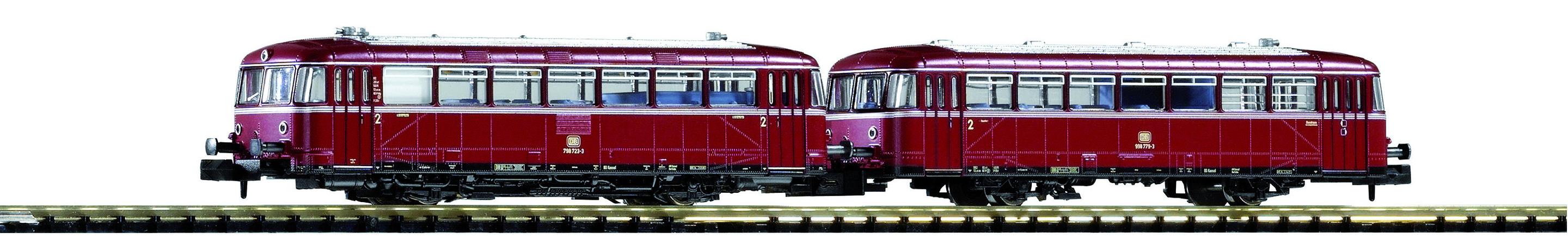 PIKO N 40250 - N Schienenbus 798 mit Steuerwagen 998.6 DB IV