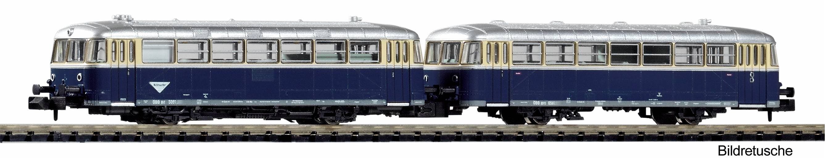 PIKO N Schienenbus 5081 mit Steuerwagen ÖBB Epoche IV