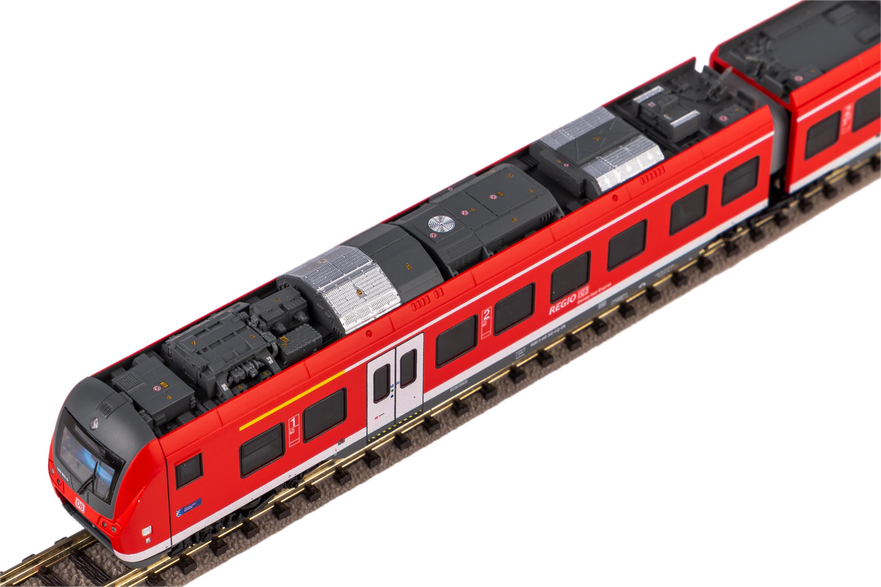 Produktbild PIKO 40275 N Elektrotriebwagen BR 440 Coradia Donau-Isar, 5tlg. DB AG VI 4 von 7