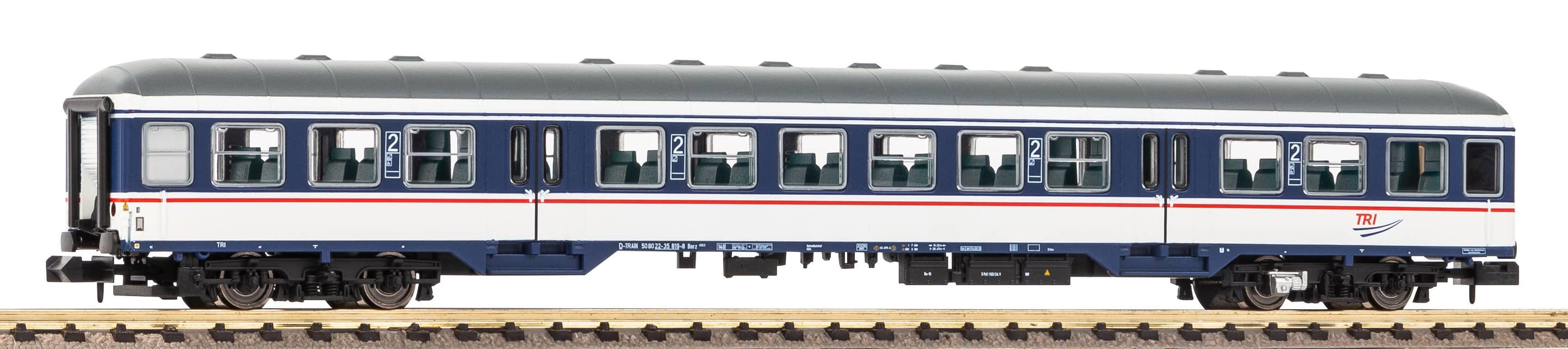 PIKO 40650 N Personenwagen Silberling 2. Klasse TRI VI