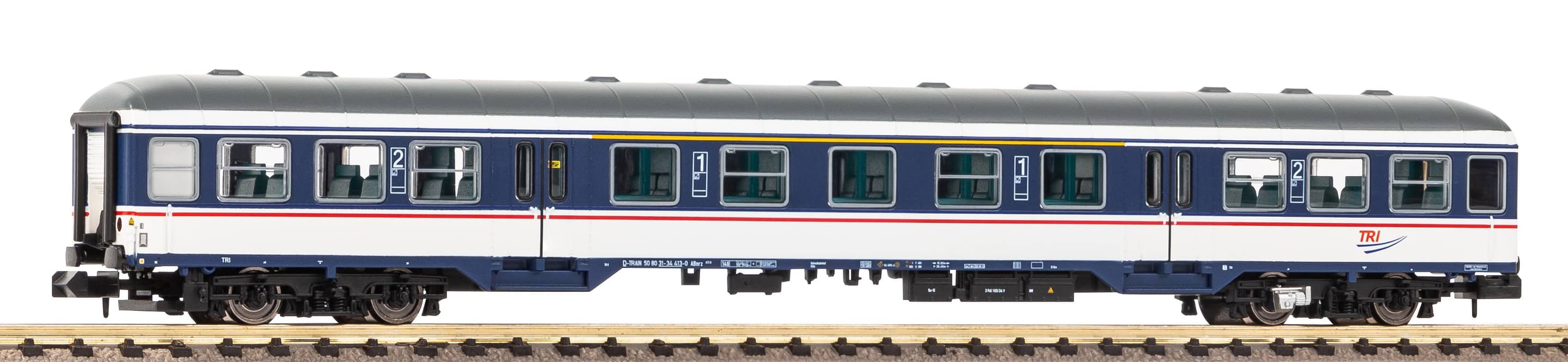 PIKO 40651 N Personenwagen Silberling 1. / 2. Klasse TRI VI