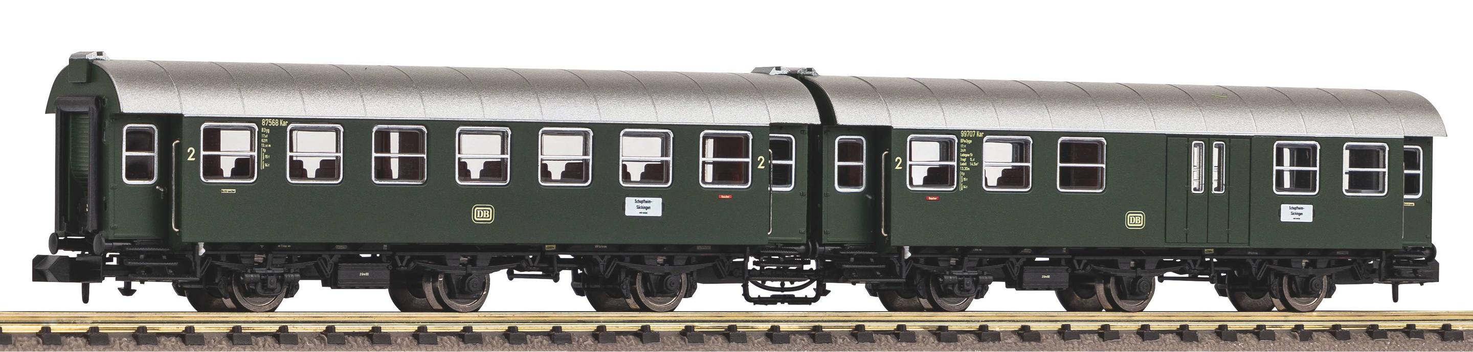 PIKO 40762 N 2er Set Umbauwagen B3yg&BD3yg DB III