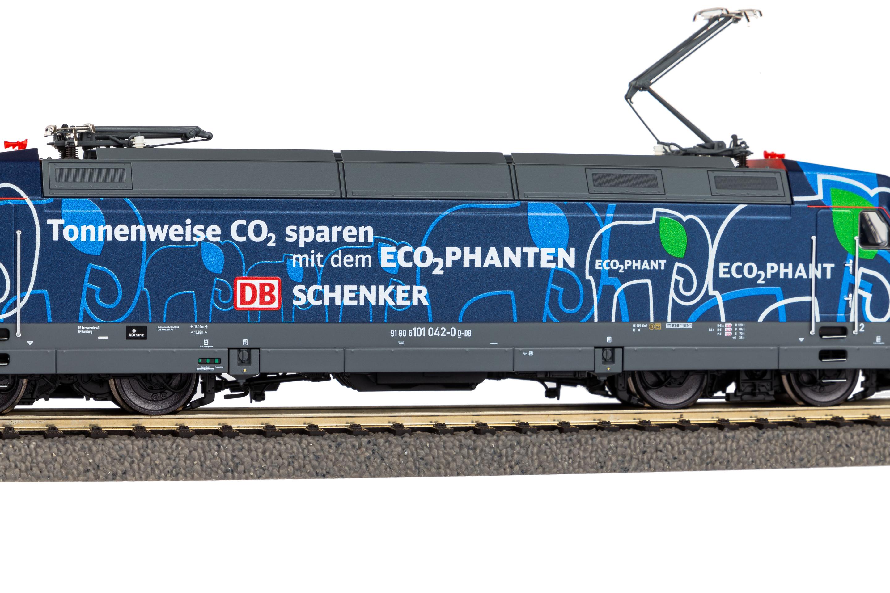 Produktbild PIKO 51115 H0 WECHSELST Sound-E-Lok BR 101"Ecophant"DB AG VI Wechselstromversion, inkl. PIKO Sound-Decoder 2 von 7