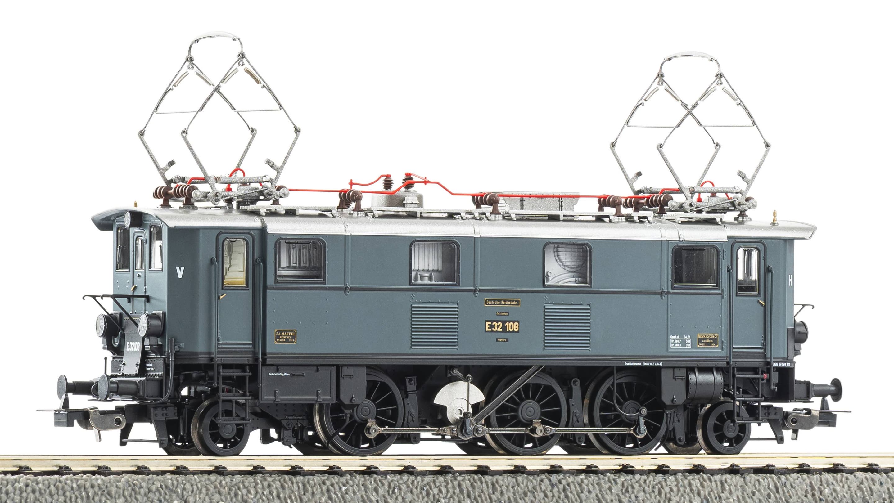 PIKO 51423 H0 Elektrolok E 32 DRG Epoche II DC mit PluX22-Schnittstelle