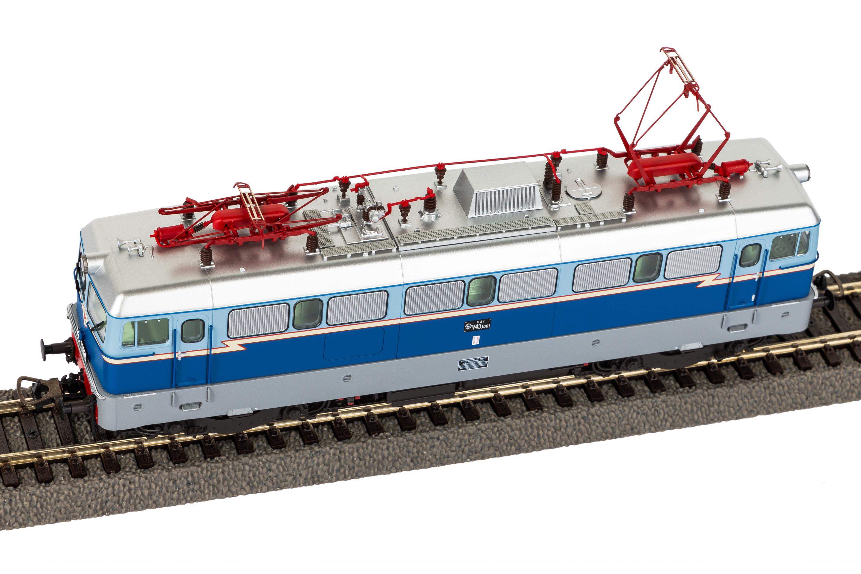Produktbild PIKO 51439 H0 WECHSELST Sound-E-Lok BR V 43 Jubiläumslok 1001 MAV V Wechselstromversion, inkl. PIKO Sound-Decoder 3 von 5