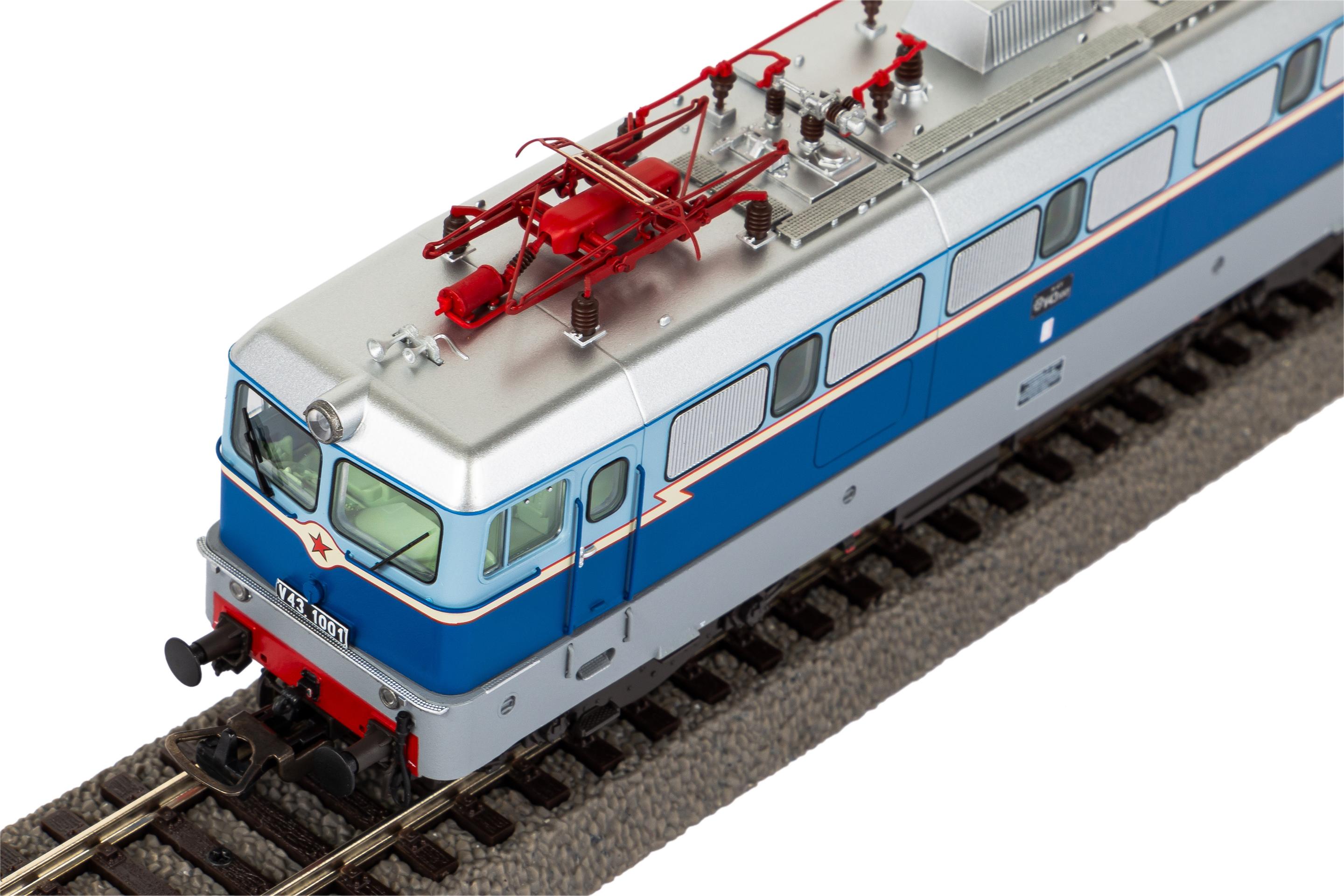 Produktbild PIKO 51439 H0 WECHSELST Sound-E-Lok BR V 43 Jubiläumslok 1001 MAV V Wechselstromversion, inkl. PIKO Sound-Decoder 5 von 5