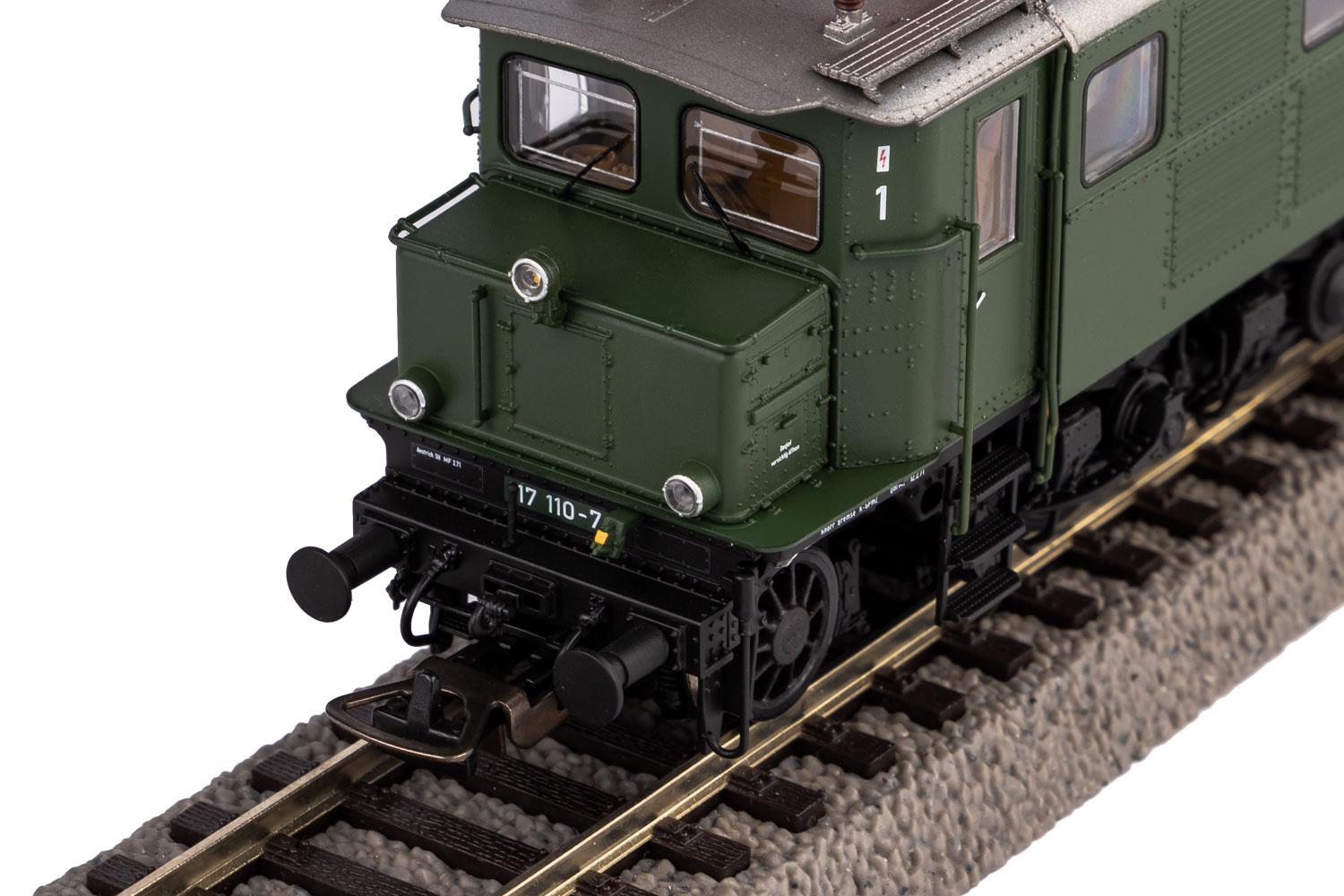 Produktbild PIKO 51491 H0 WECHSELST E-Lok 117 110 DB IV 3 von 7