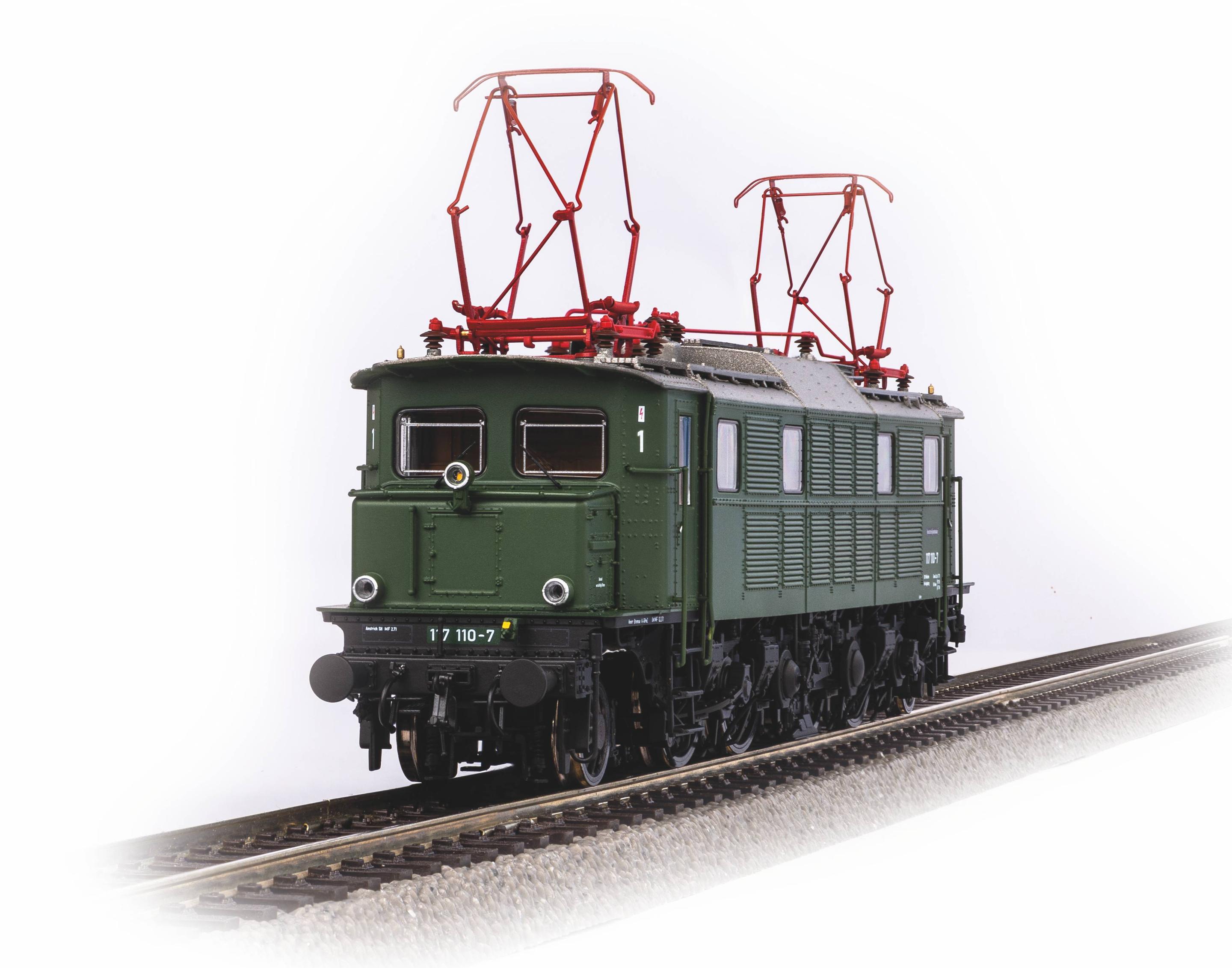 Produktbild PIKO 51491 H0 WECHSELST E-Lok 117 110 DB IV 7 von 7