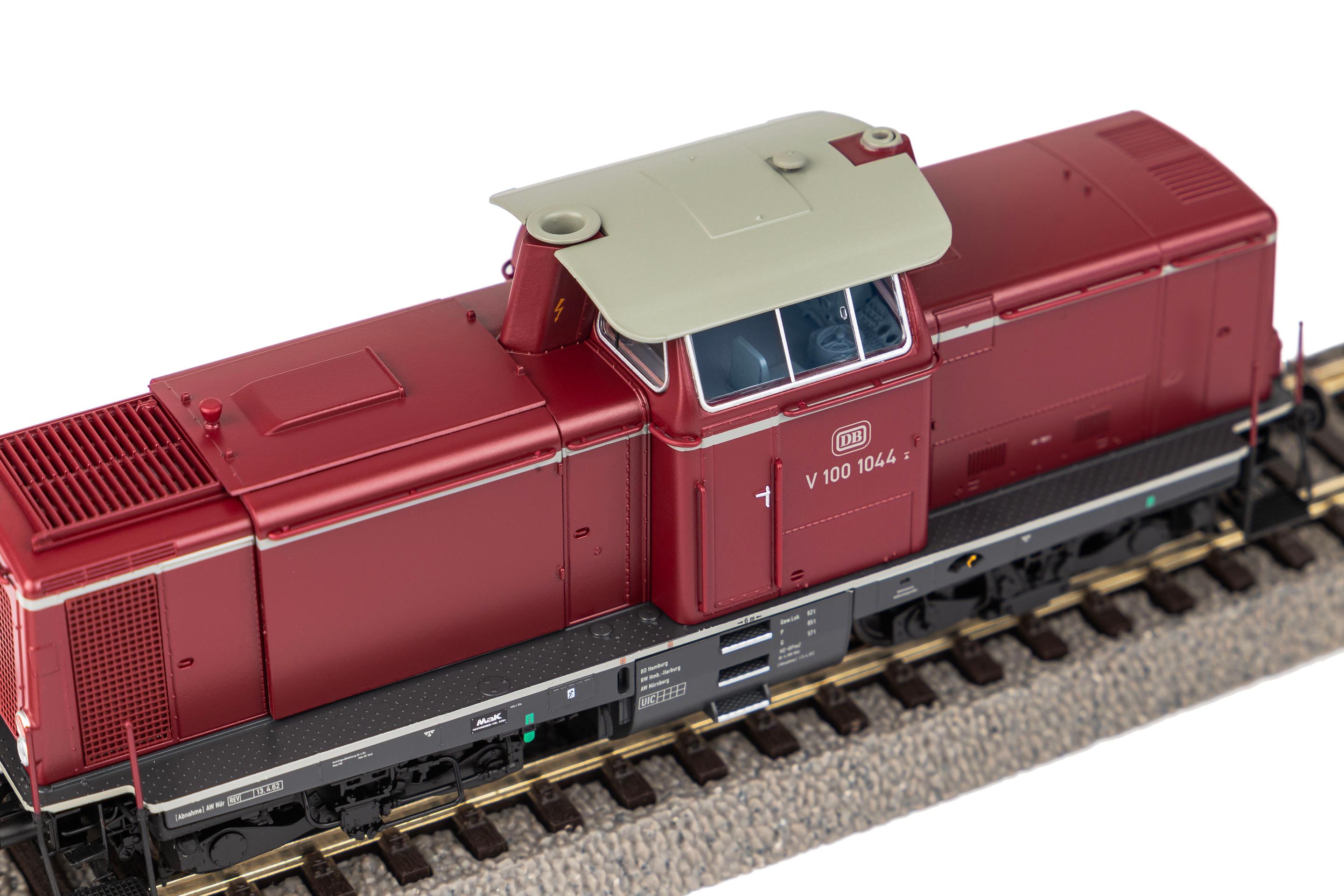 Produktbild PIKO 52325 H0 Gleichstrom Sound-Diesellok BR V 100.10 DB III, inkl. PIKO Sound-Decoder 2 von 4