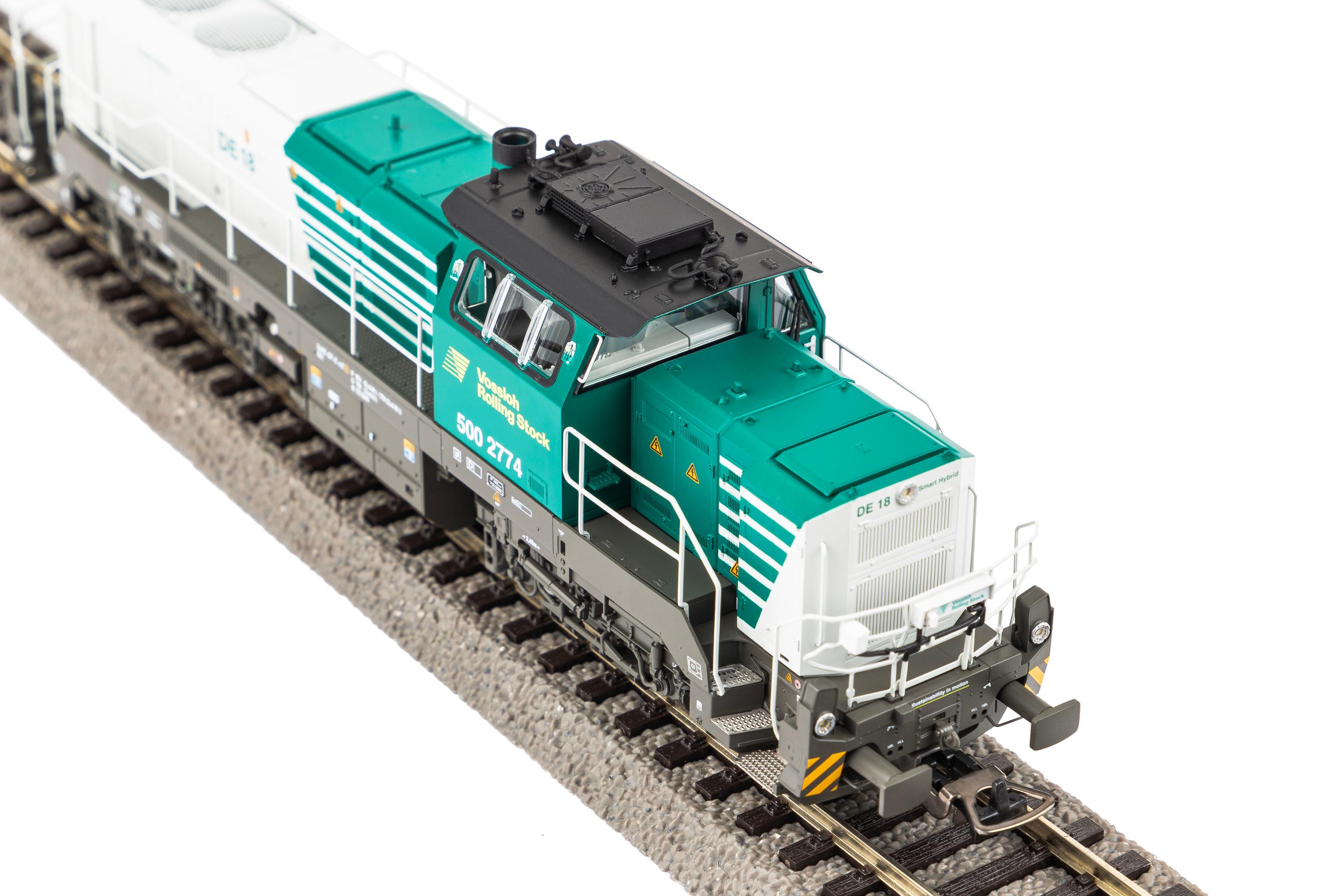 Produktbild PIKO 52363 H0 Sound-Diesellok DE18 Vossloh Rolling Stock GmbH VI Wechselstromversion, inkl. PIKO Sound-Decoder 3 von 4