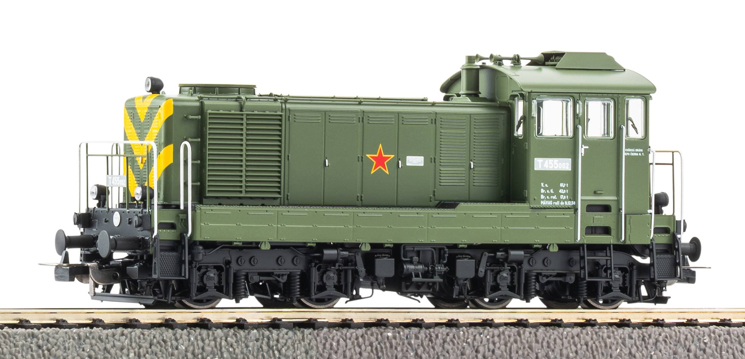PIKO H0 Diesellok T455.0 ČSD Epoche III DC 52384