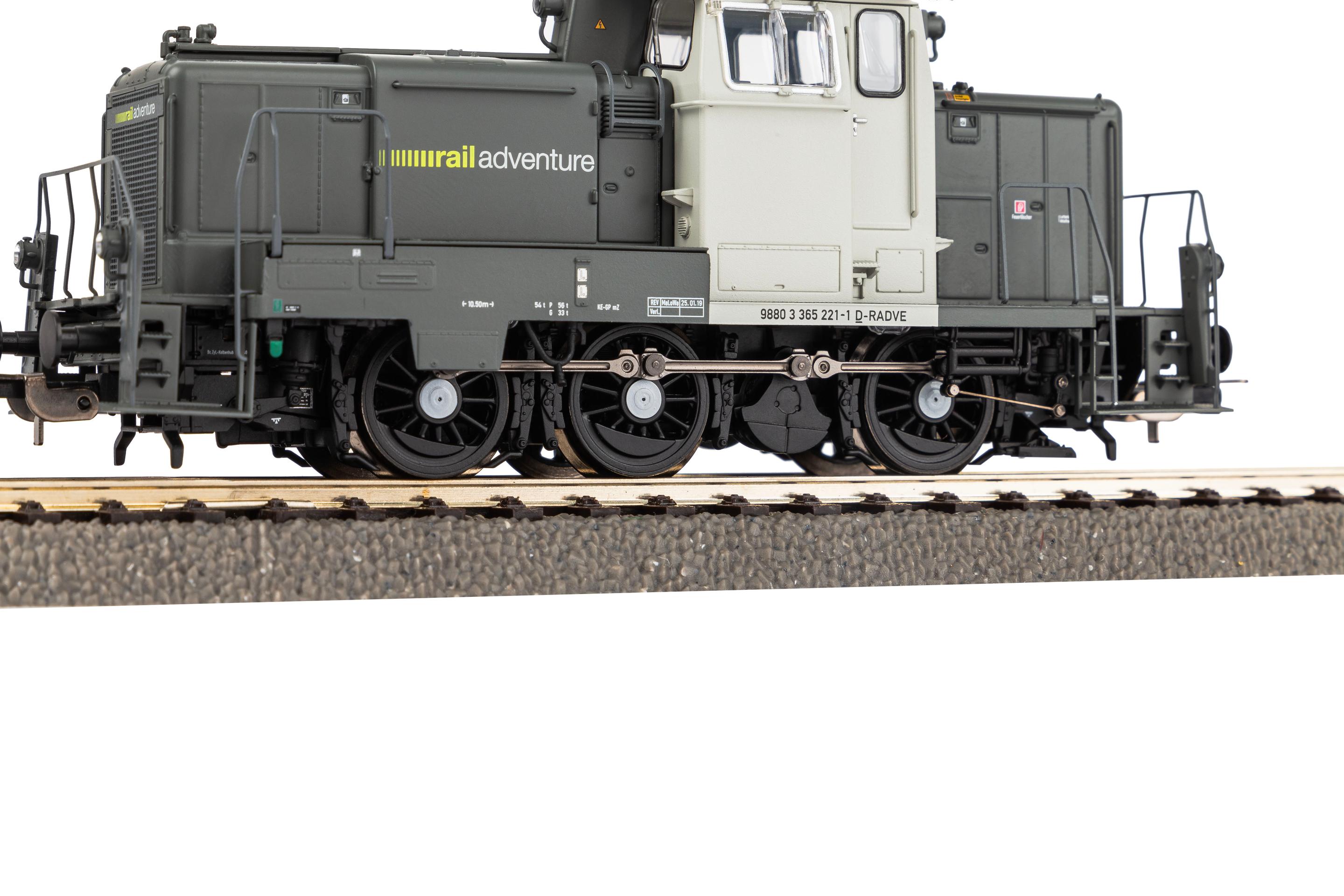 Produktbild PIKO 52970 H0 Gleichstrom Diesellok BR 365 RailAdventure VI 5 von 6