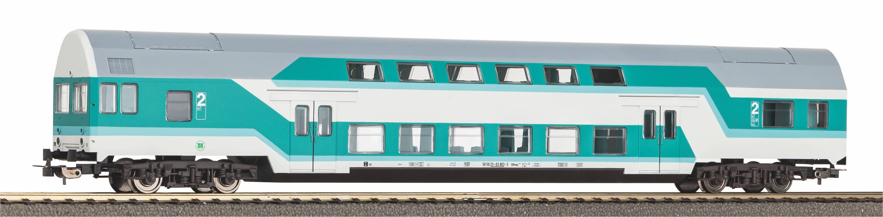 PIKO 53109 H0 Doppelstocksteuerwagen DBmq 776 DR IV