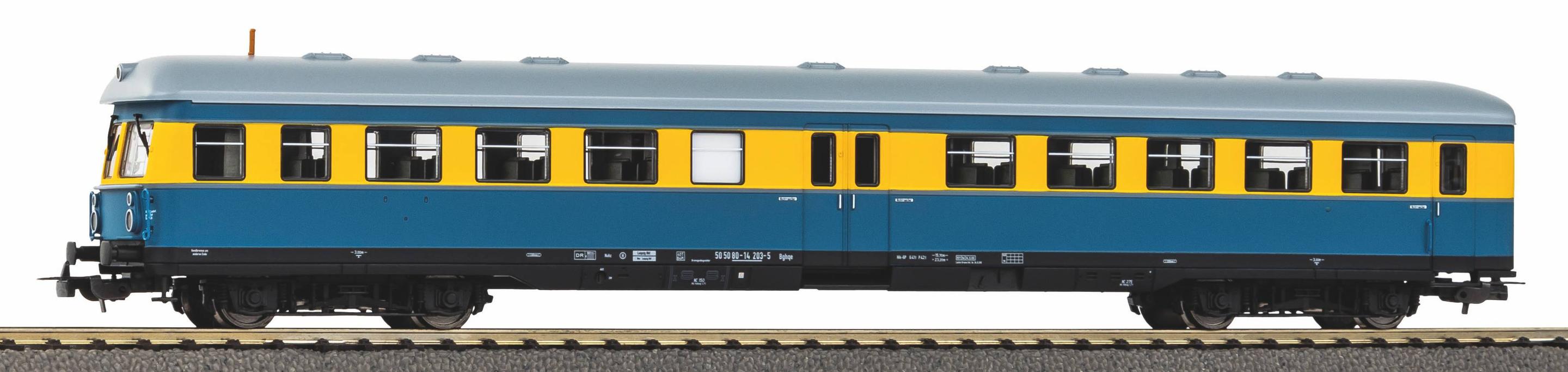 PIKO 53352 H0 Durchgangswagen Steuerwagen Bghqu S-Bahn Leipzig DR IV