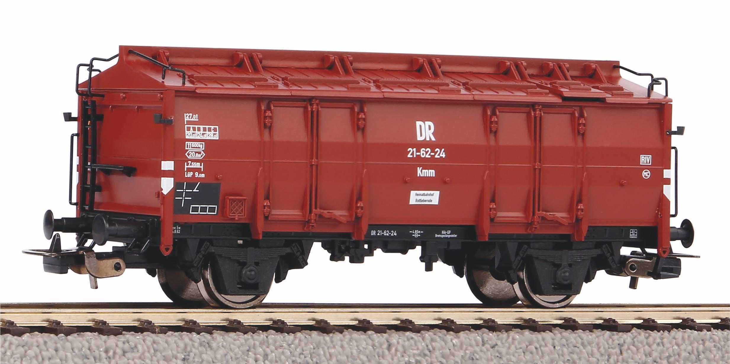PIKO H0 54443 - Klappdeckelwagen Kmm21 DR III