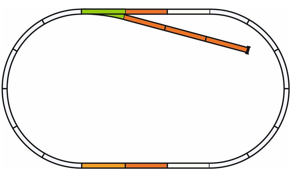 PIKO H0 55311 - PIKO H0 A-Gleis mit Bettung Set: B