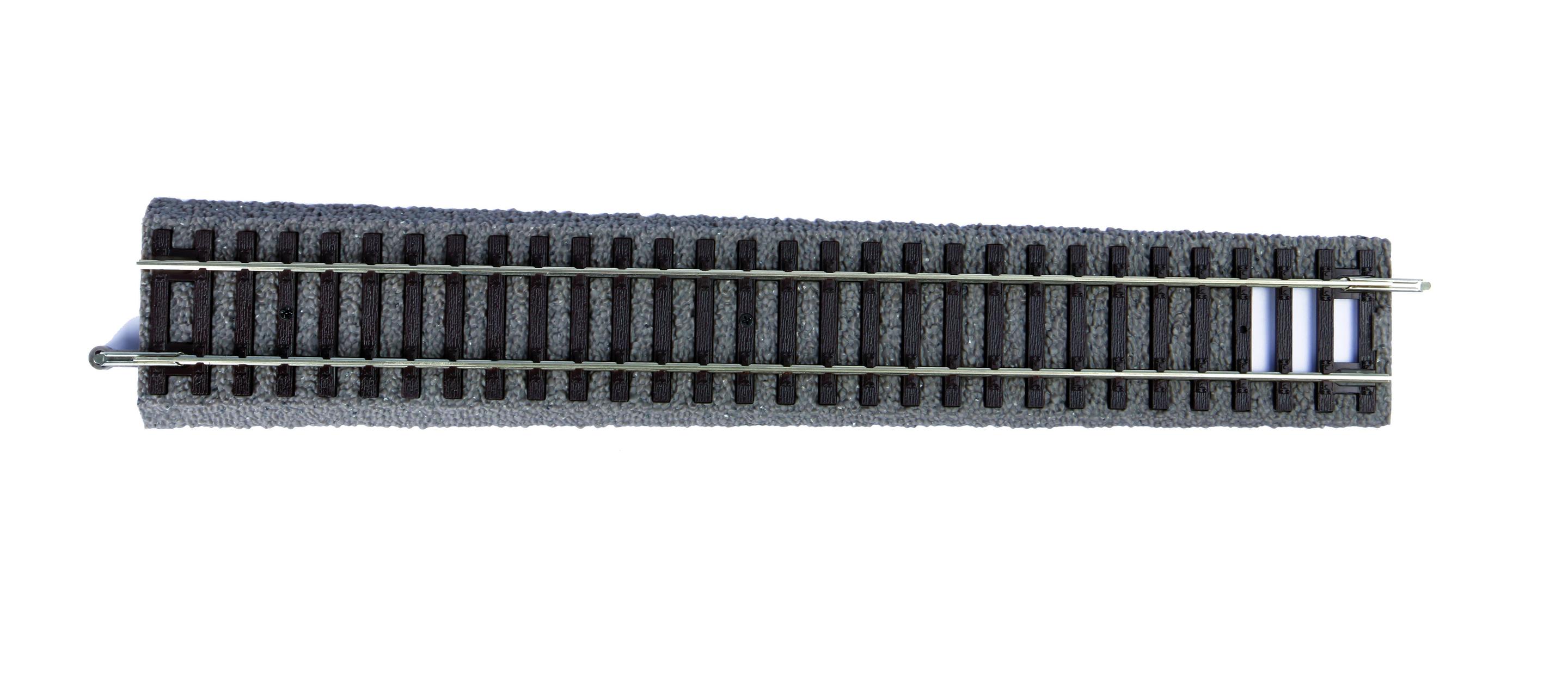 PIKO H0 55434 - Übergangs-Gleis, PIKO H0 A-Gleis ohne Bettung, 231 mm, VE 6