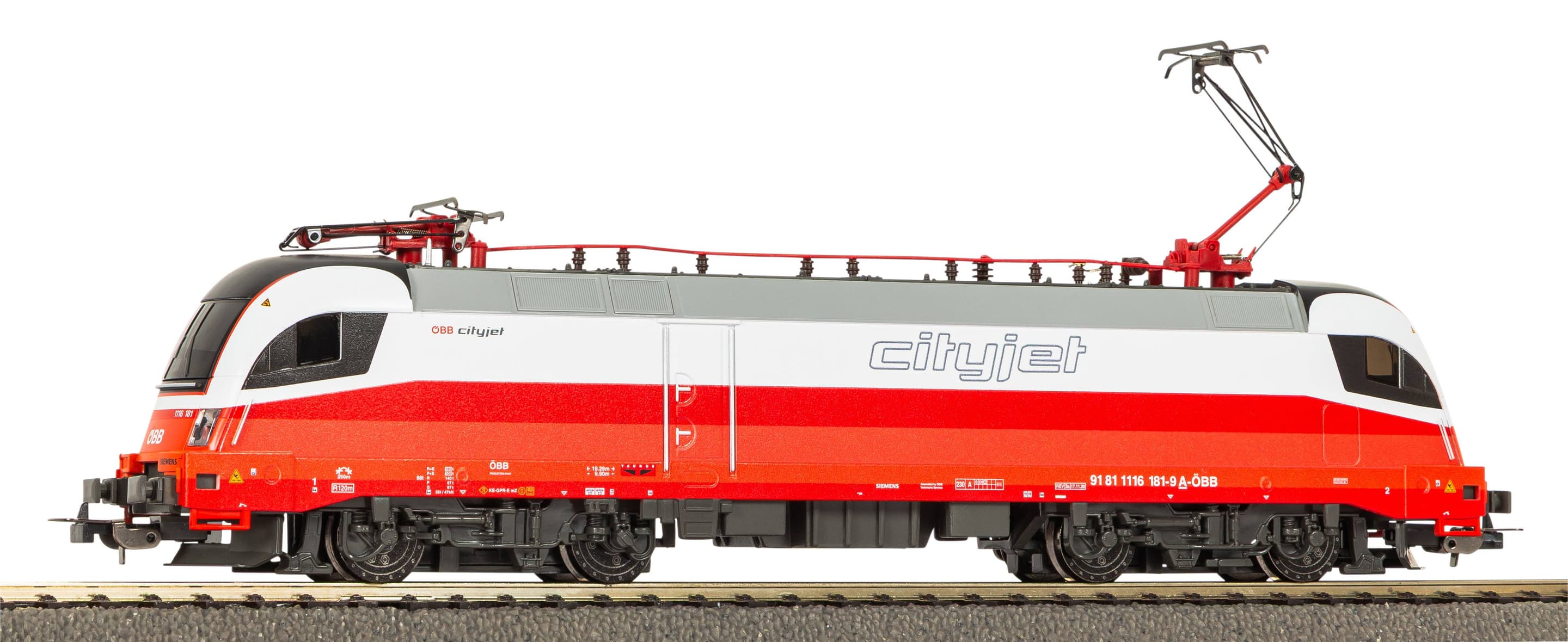 PIKO H0 Elektrolok Taurus CityJet ÖBB Epoche VI DC 57408