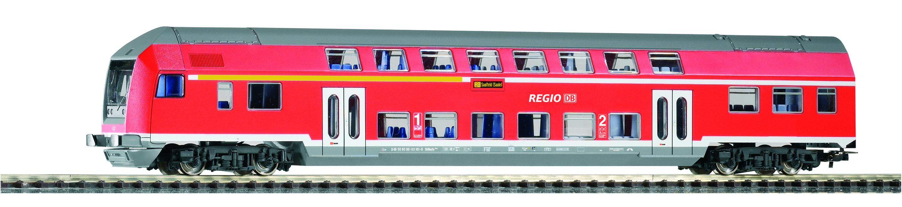 PIKO H0 57621 - Doppelstocksteuerwagen DBbuzf778 DB Regio VI, Gleichstrom