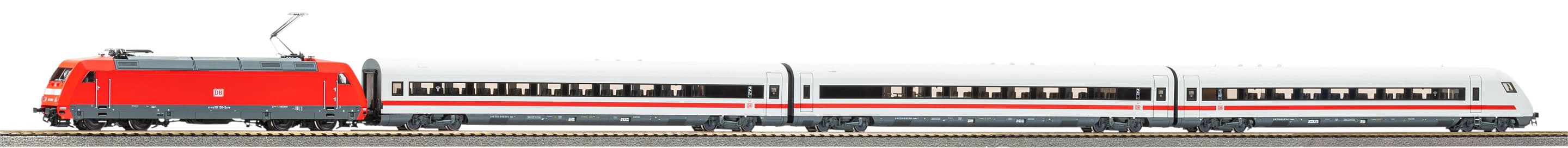 PIKO H0 Sound-Zugset Metropolitan BR 101 DB AG 4-teilig 58153