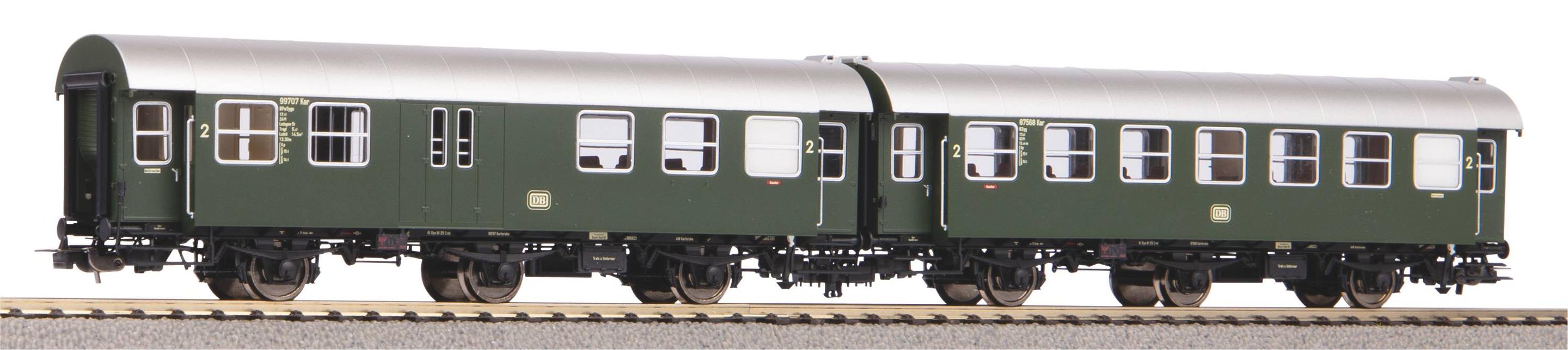 PIKO H0 58242 - 2er Set Umbauwagen B3yg + BD3yg DB III