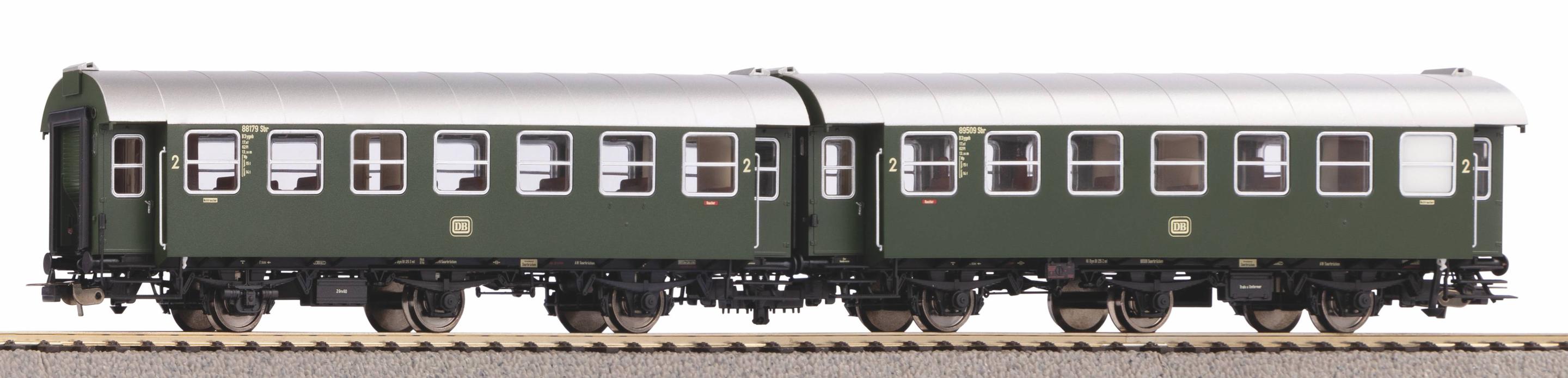 PIKO H0 58243 - 2er Set Umbauwagen B3yg + B3yg DB III