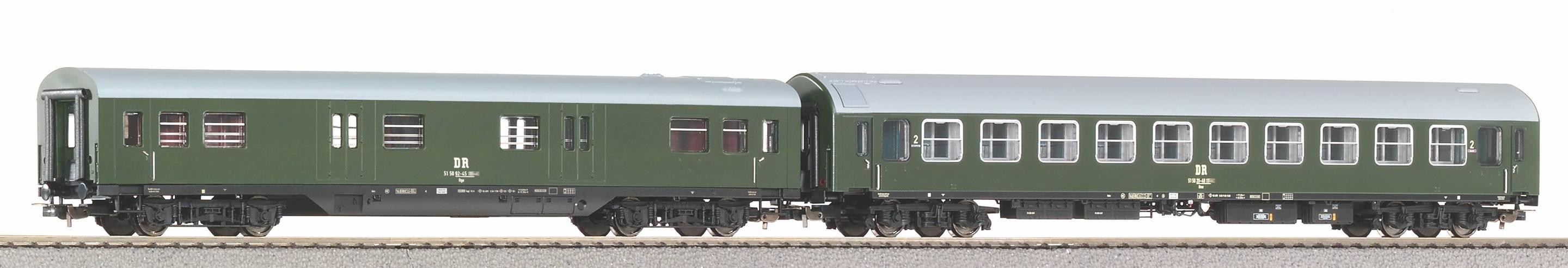 PIKO H0 58246 - 2er Set Personenwagen D 244 Brest Köln DR IV