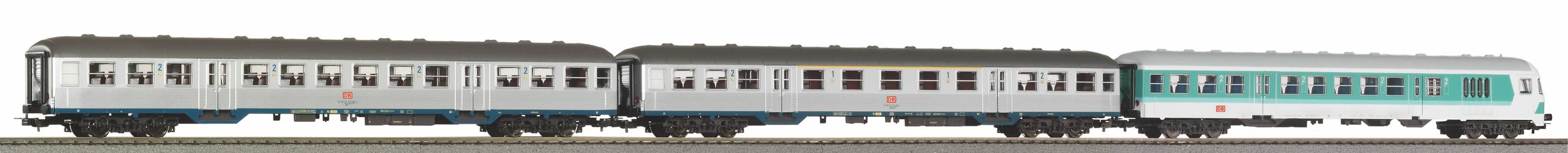 PIKO 58250 H0 3er Set Personenwagen Nahverkehr DB AG V