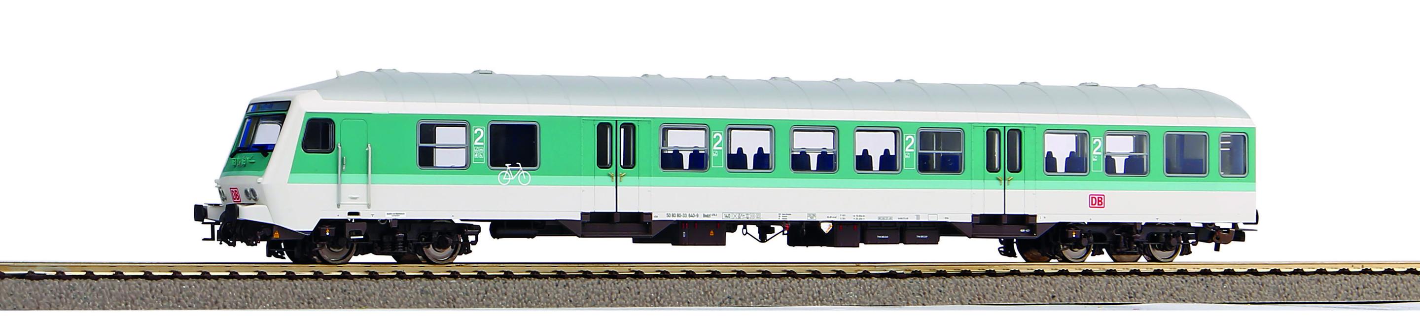 PIKO H0 58522 - Nahverkehrssteuerwagen"Wittenberger Kopf"2. Klasse DB AG V  mintgrün
