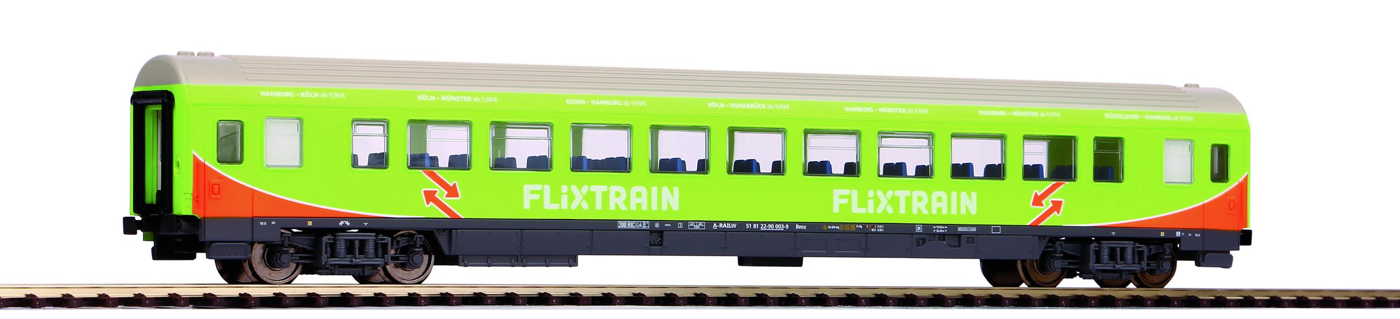 PIKO H0 58678 - Personenwagen Flixtrain VI