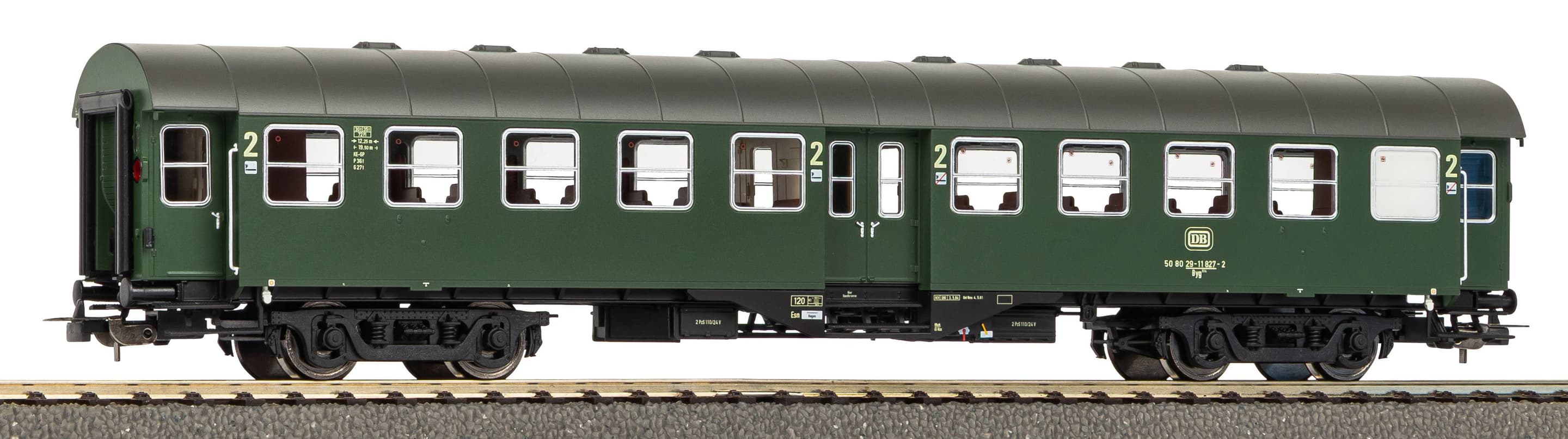 PIKO H0 Umbauwagen B4yg 2. Klasse DB Epoche IV 58861