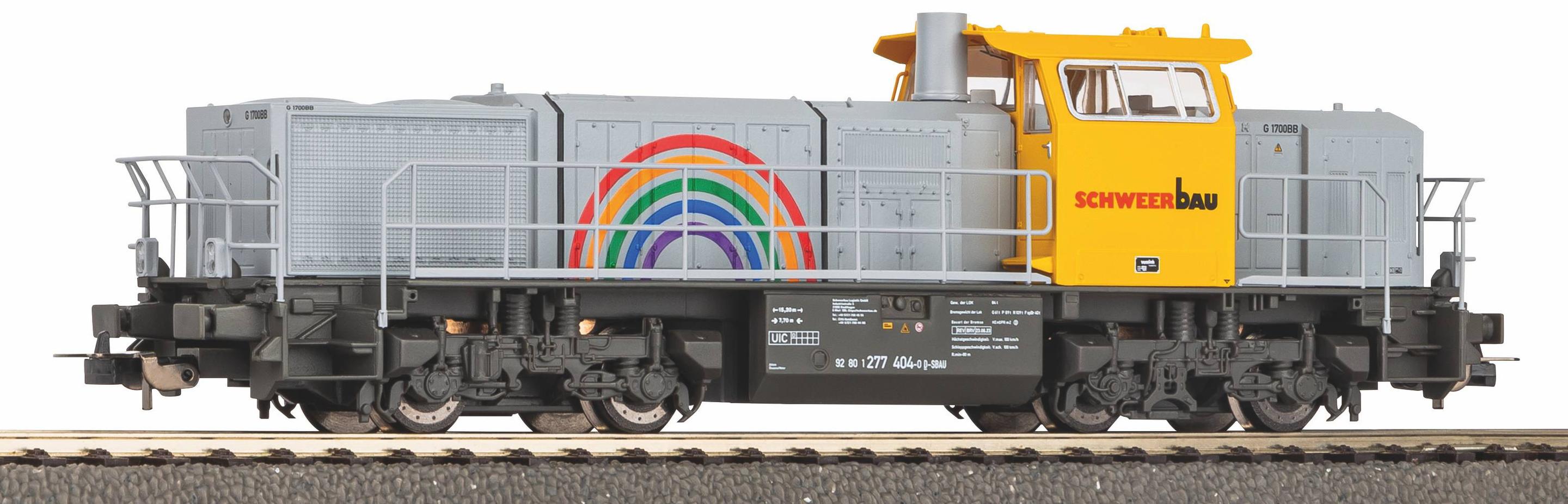 PIKO 59177 H0 GLEICHSTROM Diesellok G 1700 Schweerbau VI