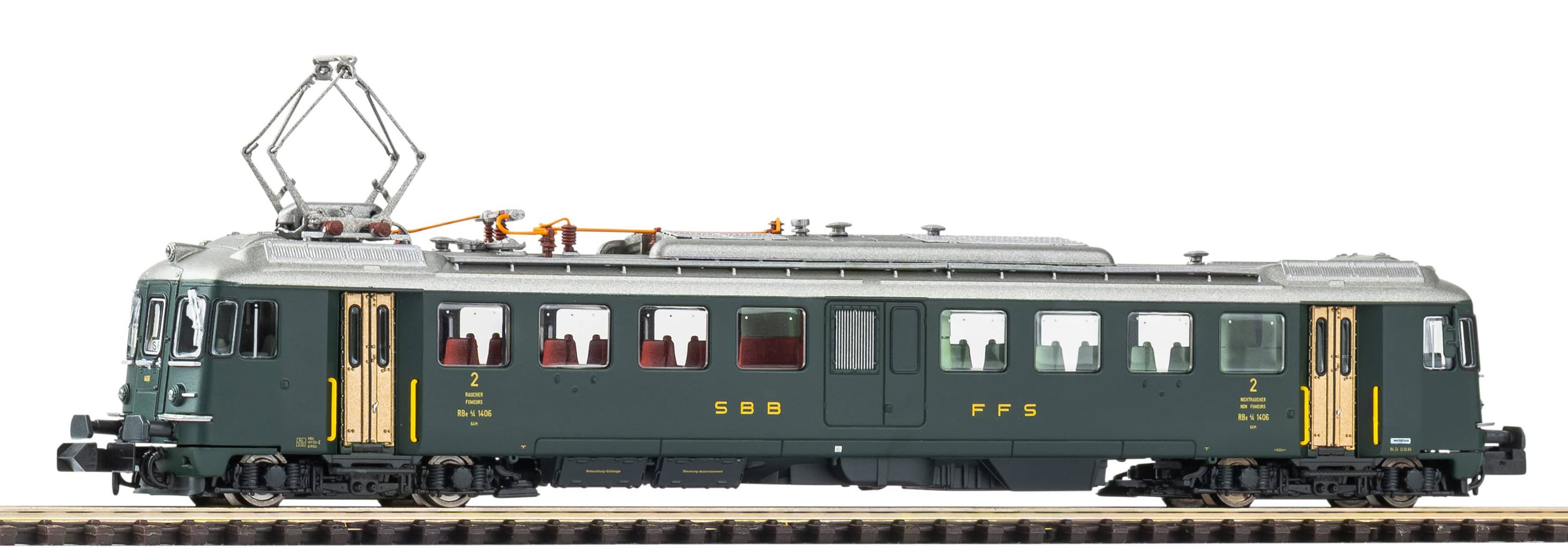 PIKO N Triebwagen RBe 4/4 1406 SBB Epoche IV mit Sound