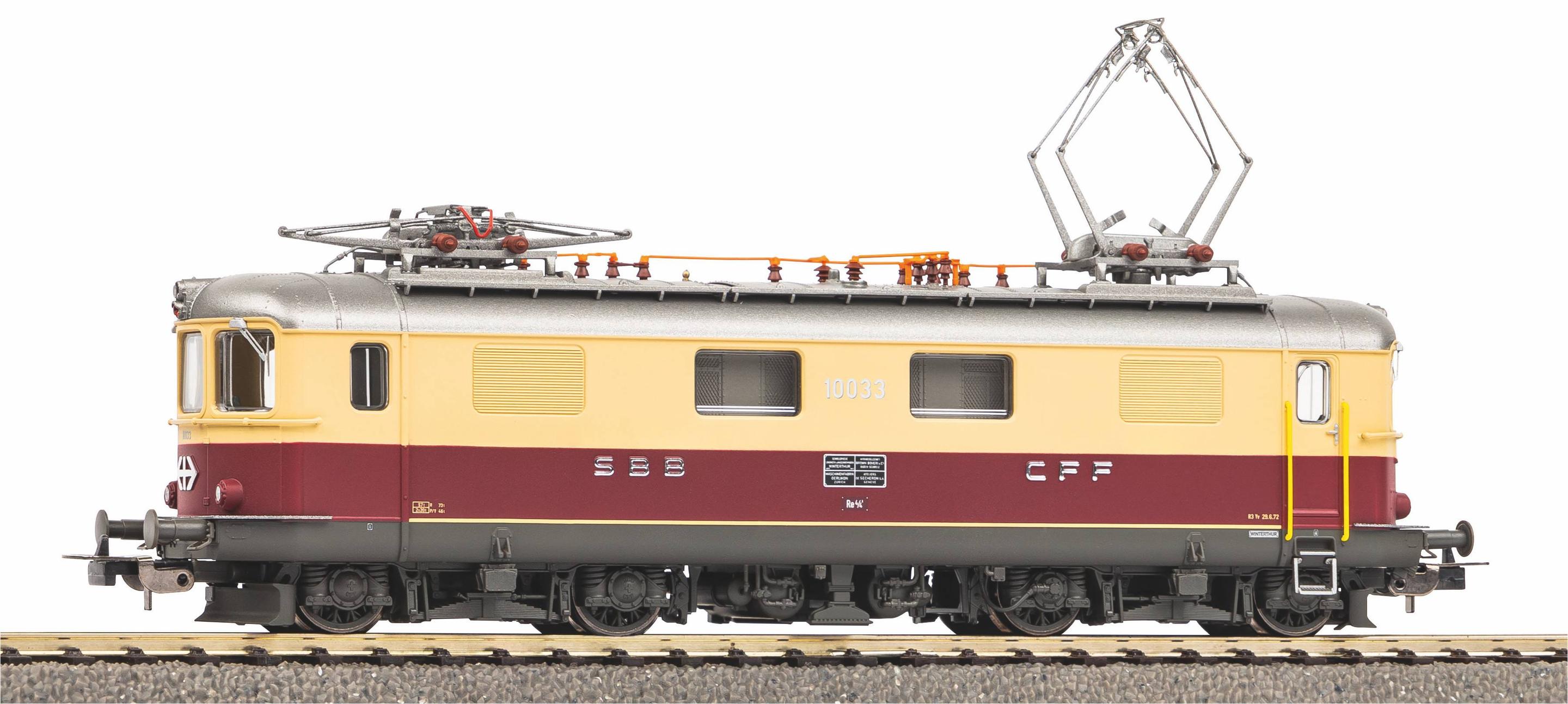 Produktbild PIKO 96889 H0 Gleichstrom E-Lok Re 4/4 10033 TEE SBB IV 4 von 6